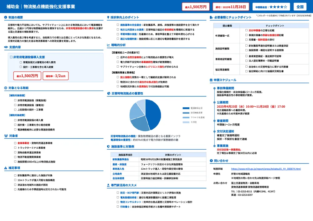物流拠点機能強化支援事業