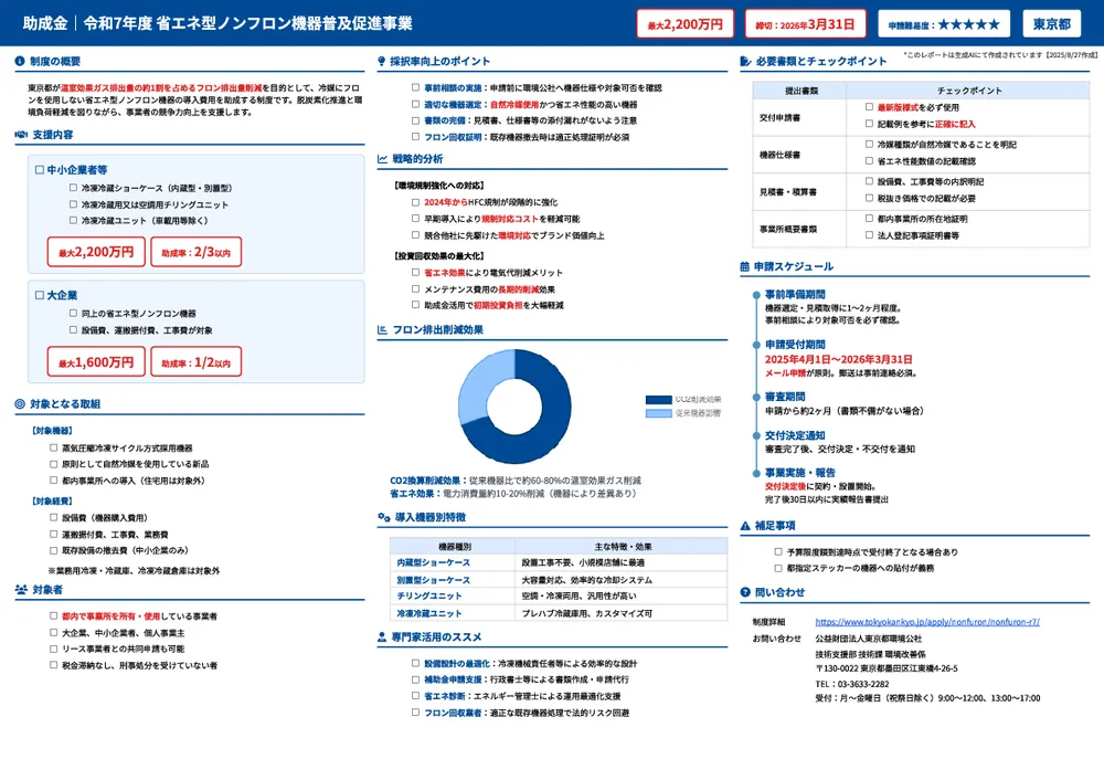令和7年度 省エネ型ノンフロン機器普及促進事業